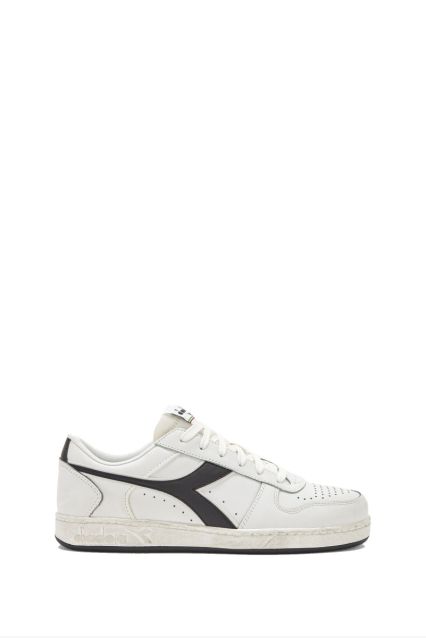 SNEAKERS UOMO DIADORA MAGIC BASKET LOW BIANCO/NERO