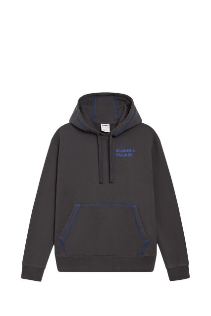 FELPA UOMO DIADORA PALMES NERO OSTRICA