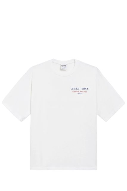 T-SHIRT UOMO DIADORA PALMES BIANCO OTTICO