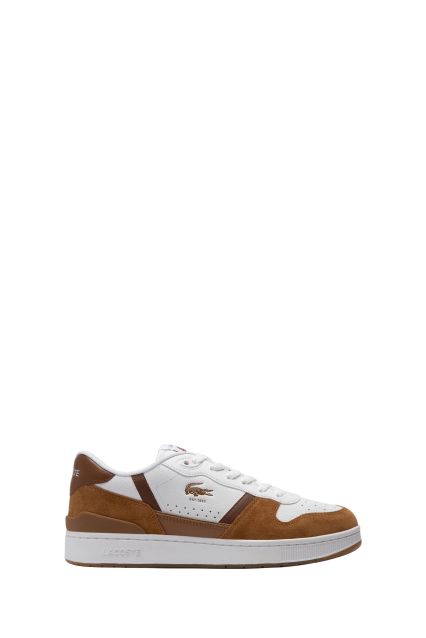 SNEAKERS UOMO LACOSTE T-CLIP I03698 WHT/BRW