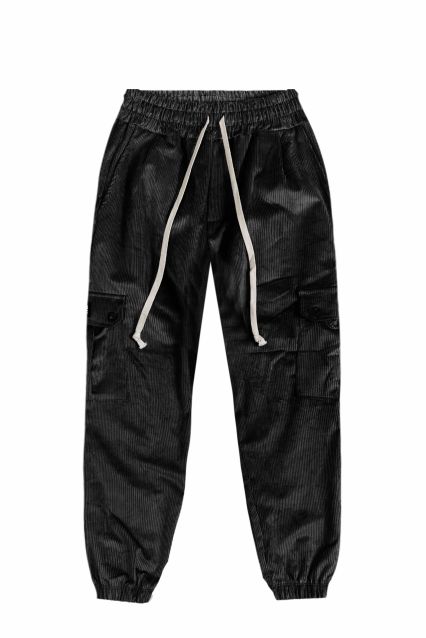 PANTALONE CARGO UOMO RAYZ LARA NERO CON LACCIO