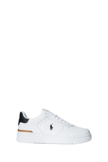 SNEAKERS UOMO RALPH LAUREN MASTERS CRT LTHWHITE/BLACK