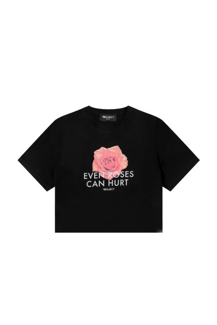 T-SHIRT DONNA PROJ3CT HURT BLACK