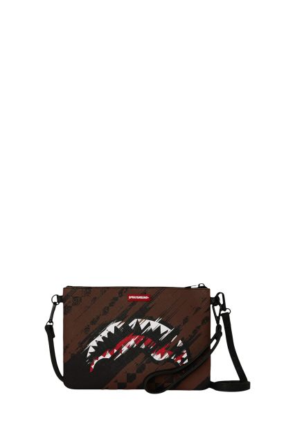 SMEARED GRUNGE CROSSOVER BROWN-BROWN