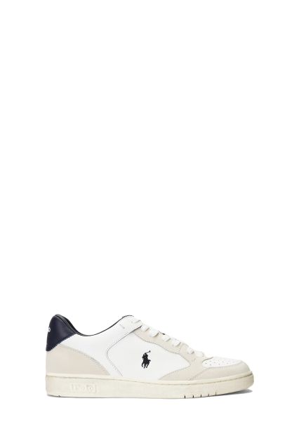 SNEAKERS UOMO RALPH LAUREN CRT LUX WHITE/NAVY