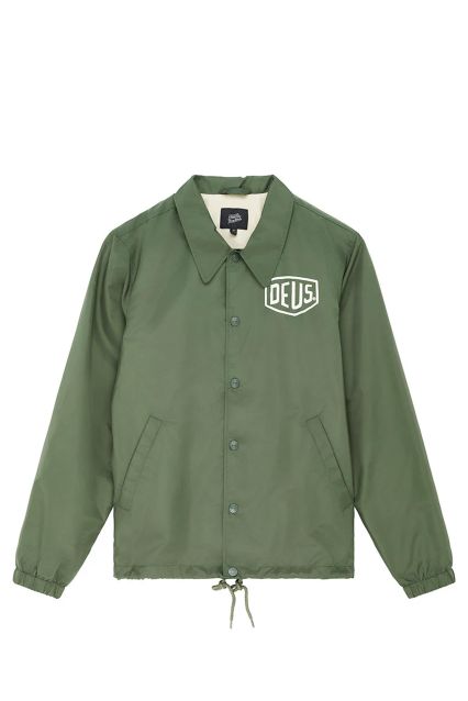 JACKET UOMO DEUS EX MACHINA VENICE COACH PINE GREEN