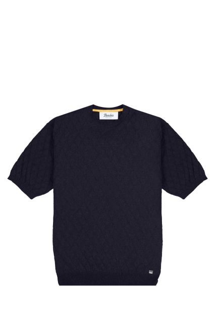 T-SHIRT UOMO BAECKER ANDERSON NAVY