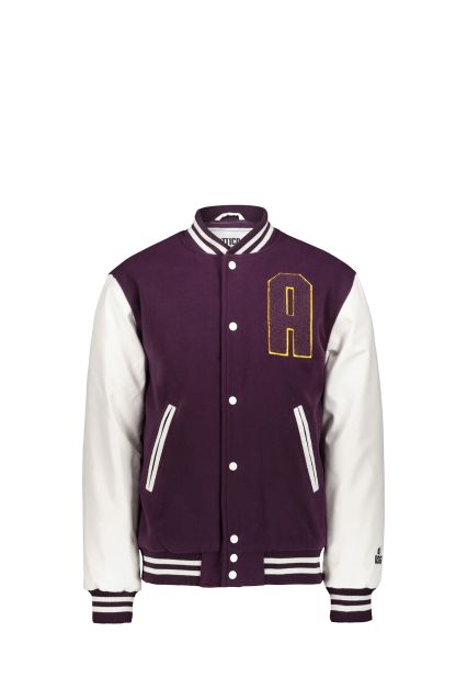 BOMBER UOMO ATTICA DA BASEBALL PURPLE