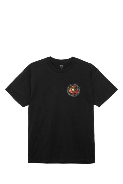 T-SHIRT UOMO OBEY BOUQUET TEE BLACK