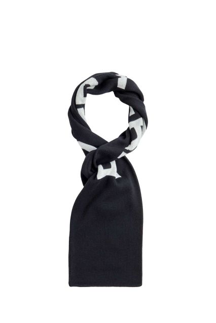 SCIARPA FRED PERRY BLACK/WHITE