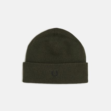 BEANIE FRED PERRY HUNTING GREEN
