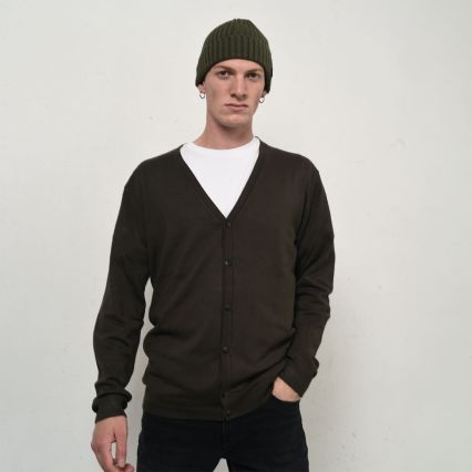 CARDIGAN UOMO NUVOLARI CORNELL MILITARE/BLK