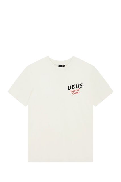 T-SHIRT UOMO DEUS EX MACHINA DOGLEG TEE DIRTY WHITE
