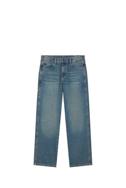 958 BAGGY TAPERED WORK JEANS KHAKI TBLUE-L231