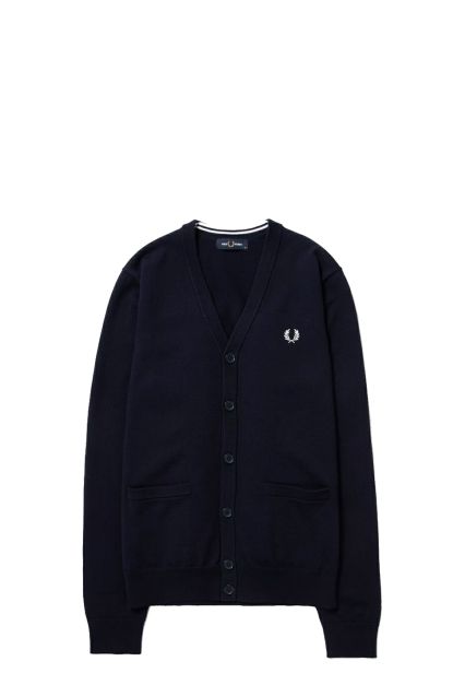 CARDIGAN UOMO FRED PERRY NAVY EW2 K9551