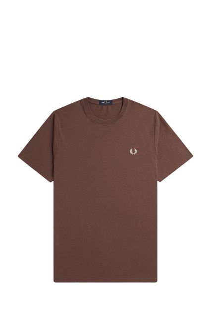 T-SHIRT UOMO FRED PERRY BRICK/WARM GREY-U85