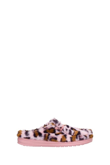 WENDY SLIPPER LEO PINK/MULTI-79U