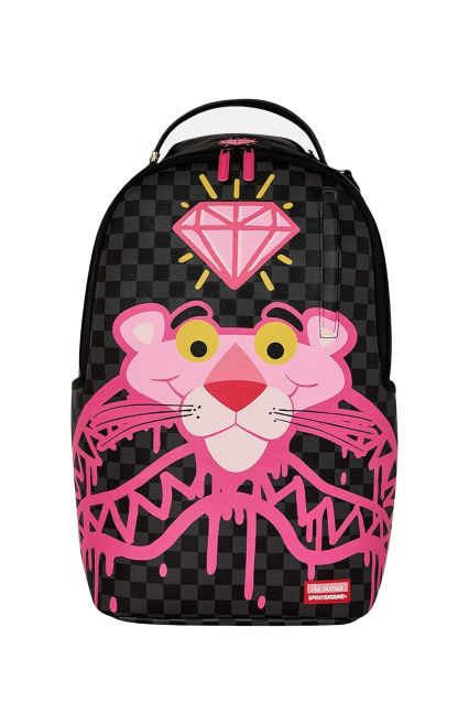 PINK PANTHER DRIPPY DIAMONDS BACKPACK BLACK-BLACK