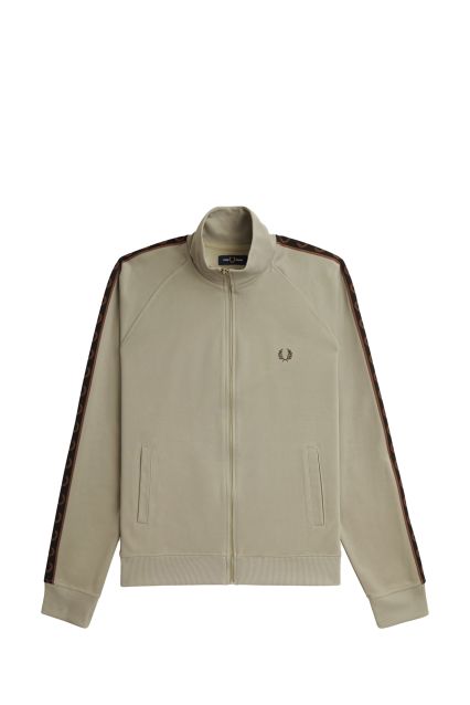 TRACKTOP UOMO FRED PERRY WARM GREY/BRICK