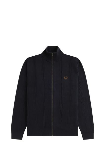 CARDIGAN UOMO FRED PERRY K1304 BLACK