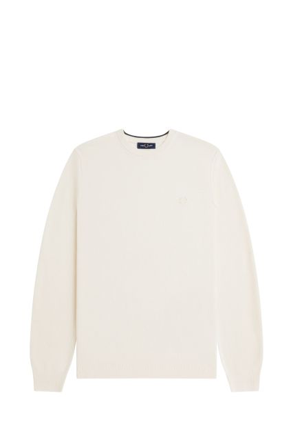 MAGLIA UOMO FRED PERRY K1309 ECRU