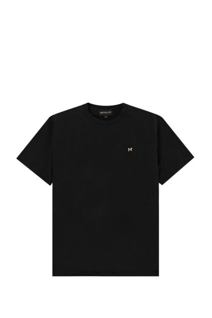 T-SHIRT UOMO NUVOLARI LOCK NERO