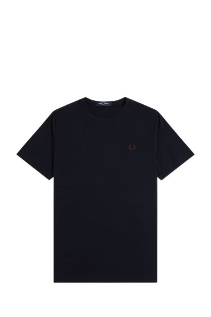 T-SHIRT UOMO FRED PERRY NAVY/CRRGROABRIC