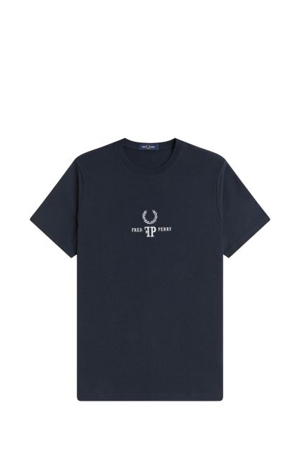 T-SHIRT UOMO FRED PERRY M1771 NAVY