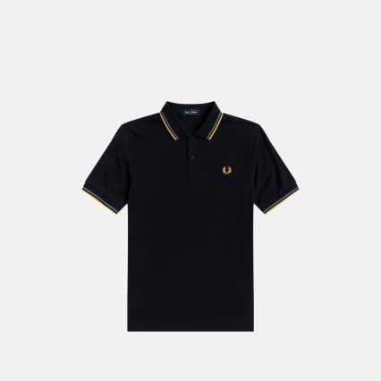 POLO UOMO FRED PERRY NAVY ASH BLUE GOLD