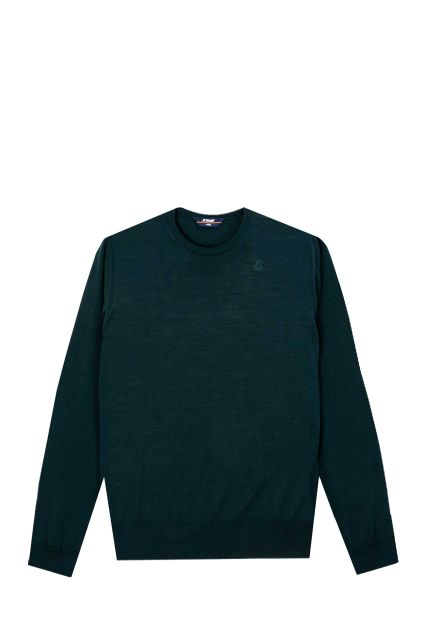 MAGLIONE UOMO K-WAY GREEN