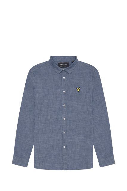 CAMICIA UOMO LYLE & SCOTT INDIGO-X300