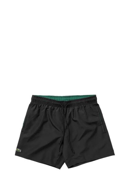 SHORTS UOMO LACOSTE NERO/VERDE