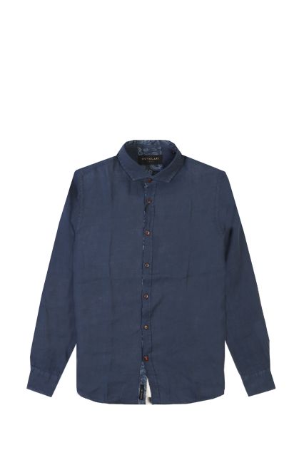 CAMICIA UOMO NUVOLARI IN LINO PAZ DENIM