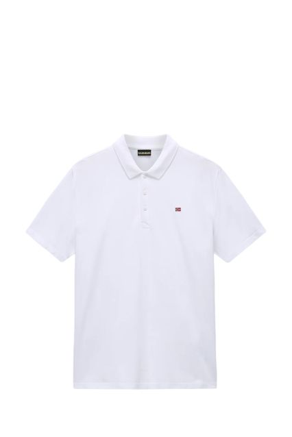 POLO UOMO NAPAPIJRI EALIS SS BRIGHTWHITE