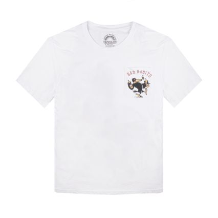 T-SHIRT BAD BIANCO
