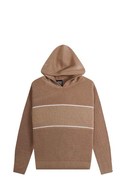 MAGLIA UOMO NUVOLARI ELMER CAPPUCCIO CAMMELLO