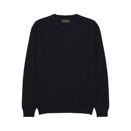 MAGLIA UOMO NUVOLARI DAVIE BLU/NERO