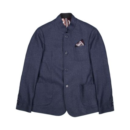 GIACCA UOMO NUVOLARI COREANA T446 FISHER DENIM