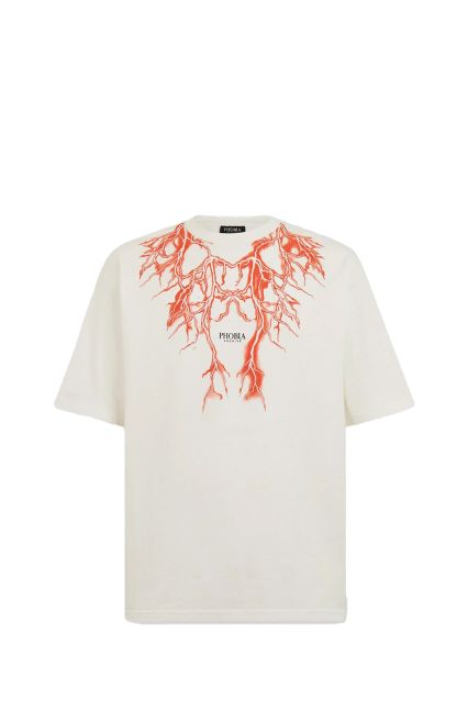 T-SHIRT UOMO PHOBIA ARCHIVE WHT/ORANGE PH00786