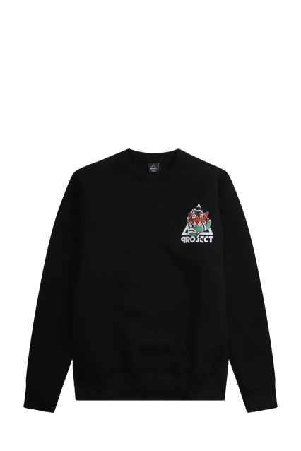 FELPA UOMO PROJ3CT GR TIGER 7 NERO