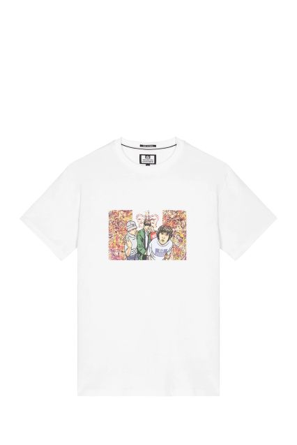 T-SHIRT UOMO WEEKEND OFFENDER NUMBER 5 TEE WHITE