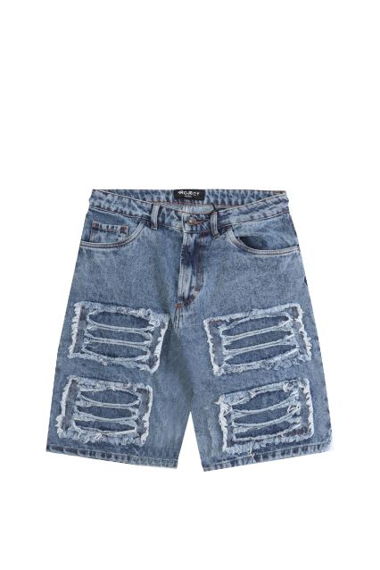BERMUDA UOMO PROJ3CT SH RAGS DENIM BLU