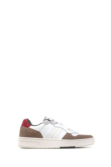 SNEAKERS UOMO NUVOLARI VANNI WHT/RED/GRN