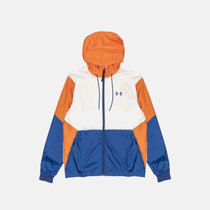 GIACCA A VENTO UOMO UNDER ARMOUR WINDBREAKER WHITE/ORNG