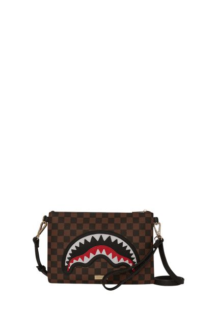 POCHETTE SPRAYGROUND SHARKS IN PARIS CLUTCH