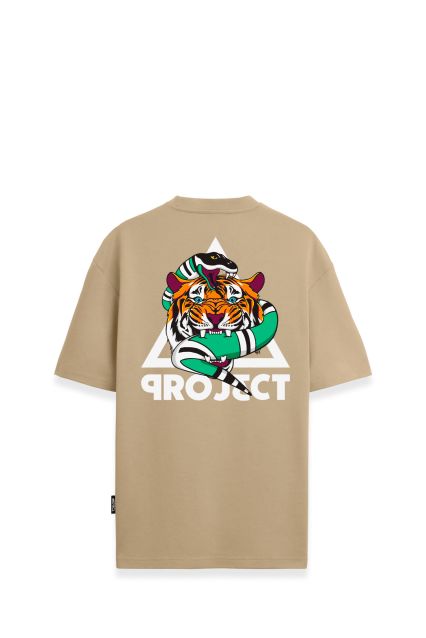 T-SHIRT UOMO PROJ3CT TIGER 7 SABBIA