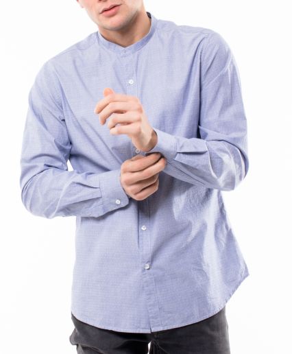 CAMICIA C.C. NUVOLARI EWC BEATTY AZZURRO-AZZURRO