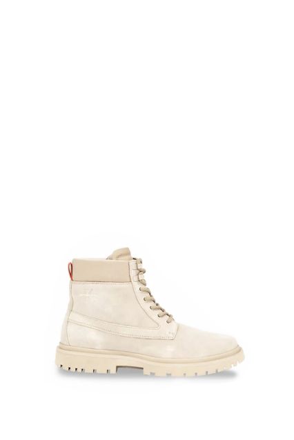 STIVALETTI UOMO CALVIN KLEIN EVA MID LACEUP BOOT SUEDE PL TAUPE/APRICOT