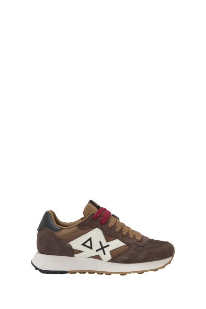 SNEAKERS UOMO SUN68 JAKI BICOLOR MARRONE