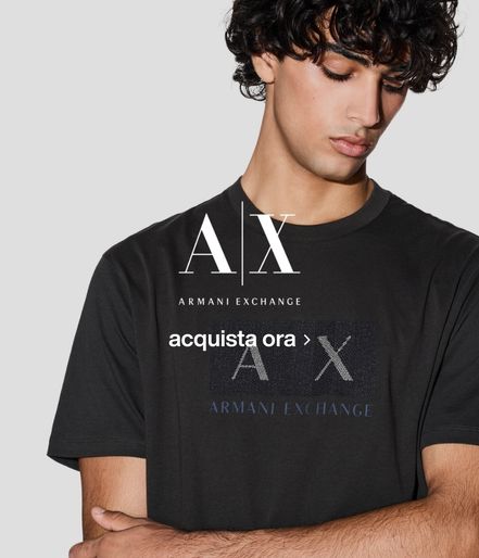 armani exchange abbigliamento uomo